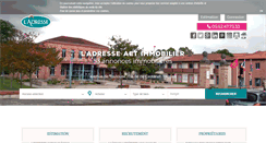 Desktop Screenshot of ladresse-toulouse-est.com